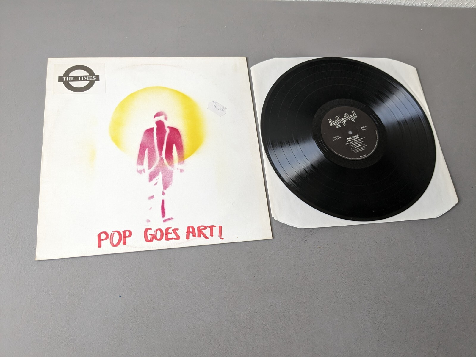 THE TIMES 1982-repress Vinyl LP Pop Goes Art ! (1982 ArtPop Records UK)