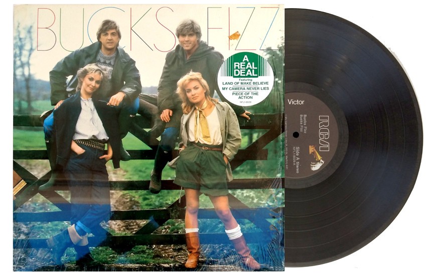 BUCKS FIZZ Self-Titled 12″ Album LAND OF MAKE BELIEVE+ Open Shrink Wrap MINT-