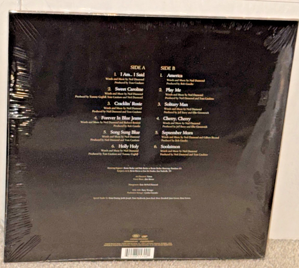 Neil Diamond All-Time Greatest Hits Vinyl LP New Sealed Hype Sticker 1LP