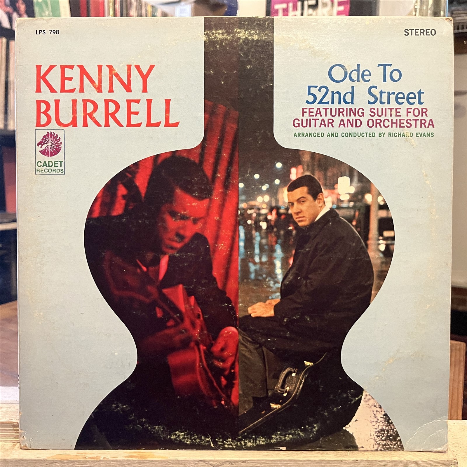 [SOUL/JAZZ]~EXC LP~KENNY BURRELL~Ode To 52nd Street~{1967~CADET~Issue]~