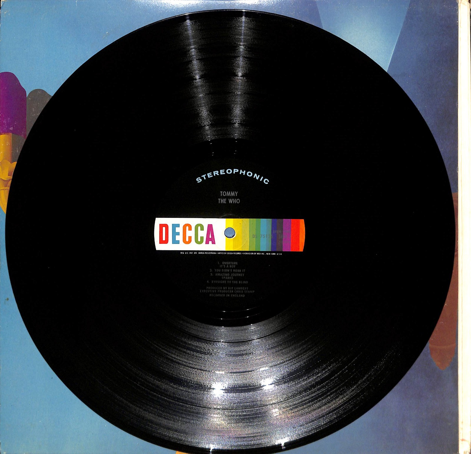 LP The Who – Tommy Decca – DXSW 7205 – 2 x Vinyl US 1971 – COLOR BOOKLET