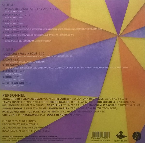 Abstract Orchestra ‎– Dilla ATA006 J DILLA/Jay Dee RARE VG++