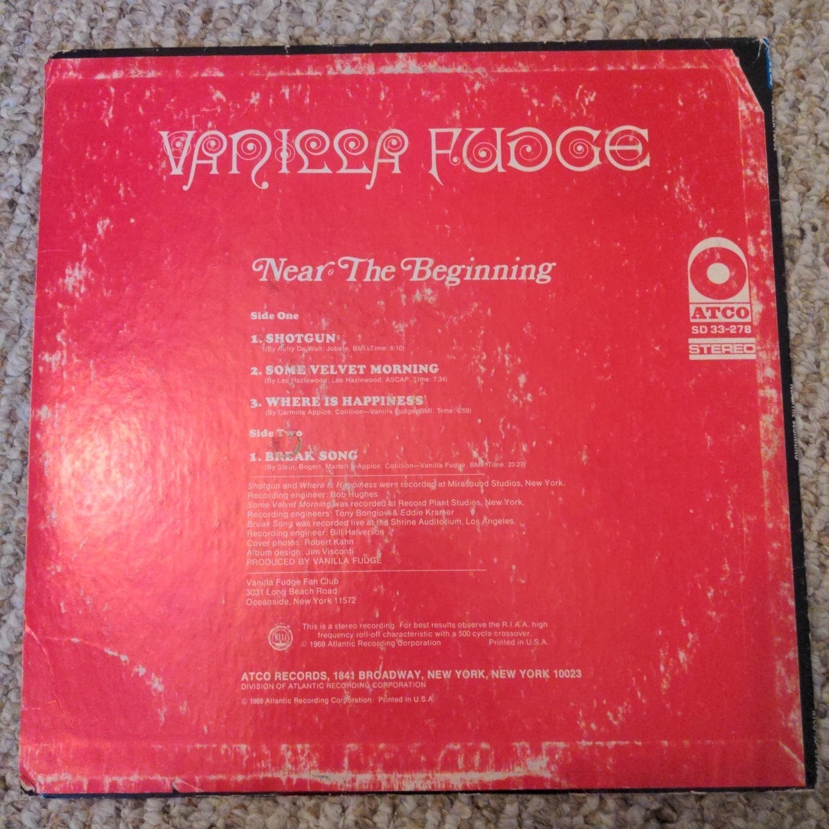 Vanilla Fudge Psychedelic Hard Rock Vinyl Bundle – 6 Vintage 70s LPs