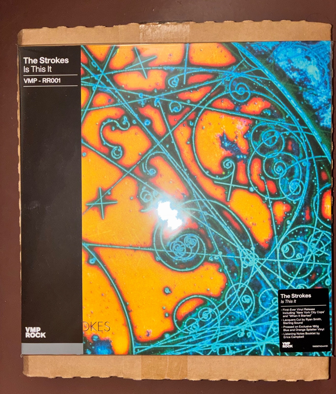 the strokes is this it/room on fire vinyl me please w/vmp art print sealed