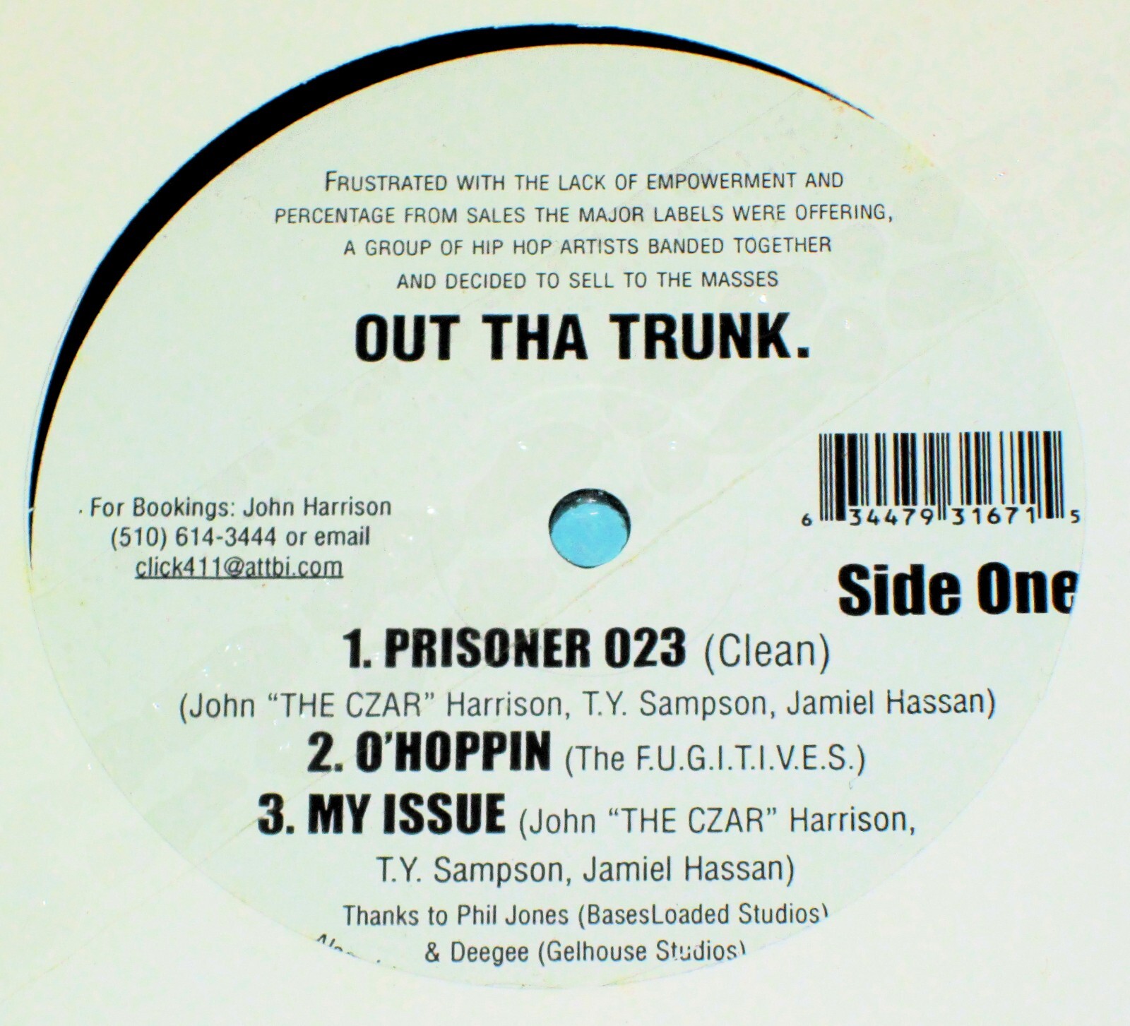 Various Artist: Out Tha Trunk 6-track EP [San Fran Cisco Hip Hop, 2002] SEALED