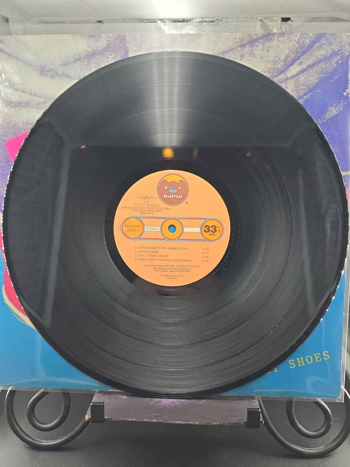 Foghat Tight Shoes LP 1980 Bearsville BHS 6999 Jacksonville Press EX/VG
