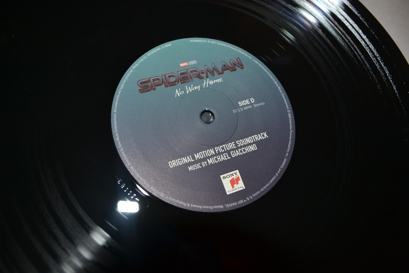 Vinyl 12 inch Record Album Movie Soundtrack Spider-Man No Way Home 2021