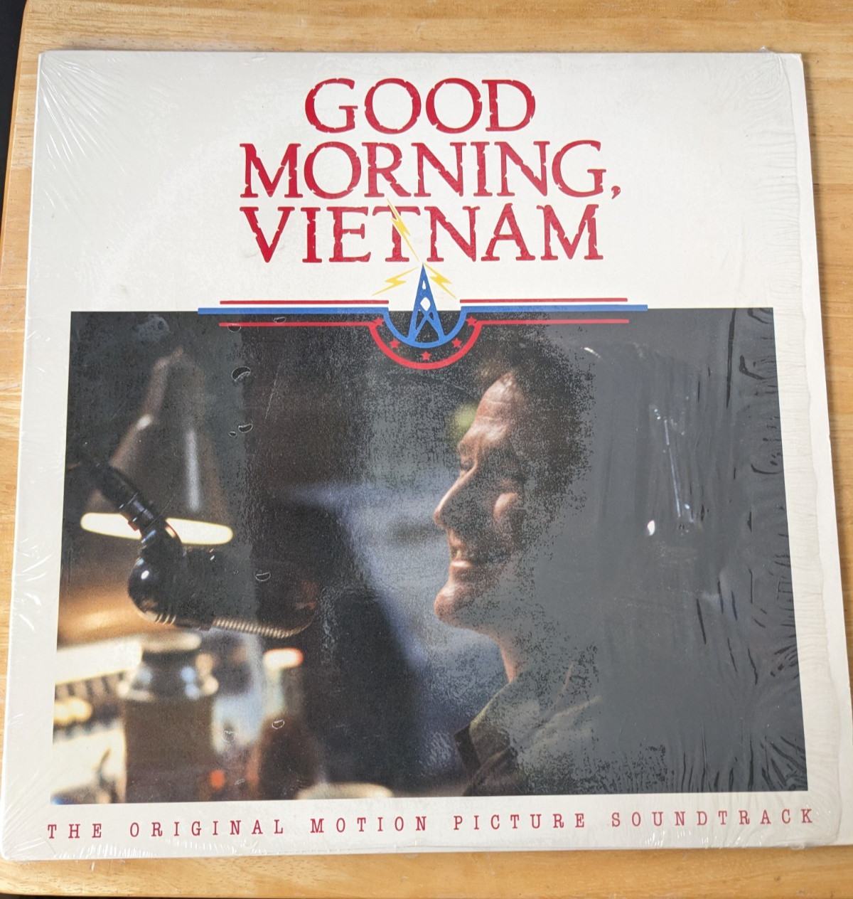 Good Morning Vietnam Motion Picture Soundtrack 1988 LP Vinyl Record Album Shrink