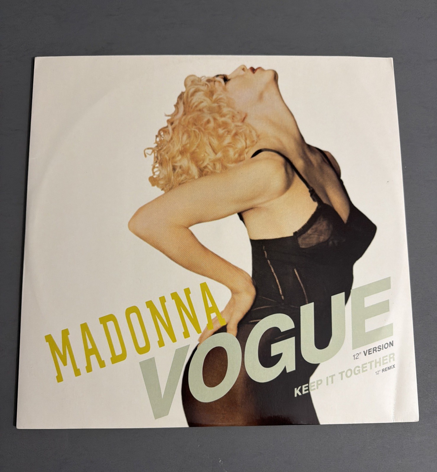 Vintage Madonna Vogue 1990 UK 12″ Vinyl Single Excellent Condition