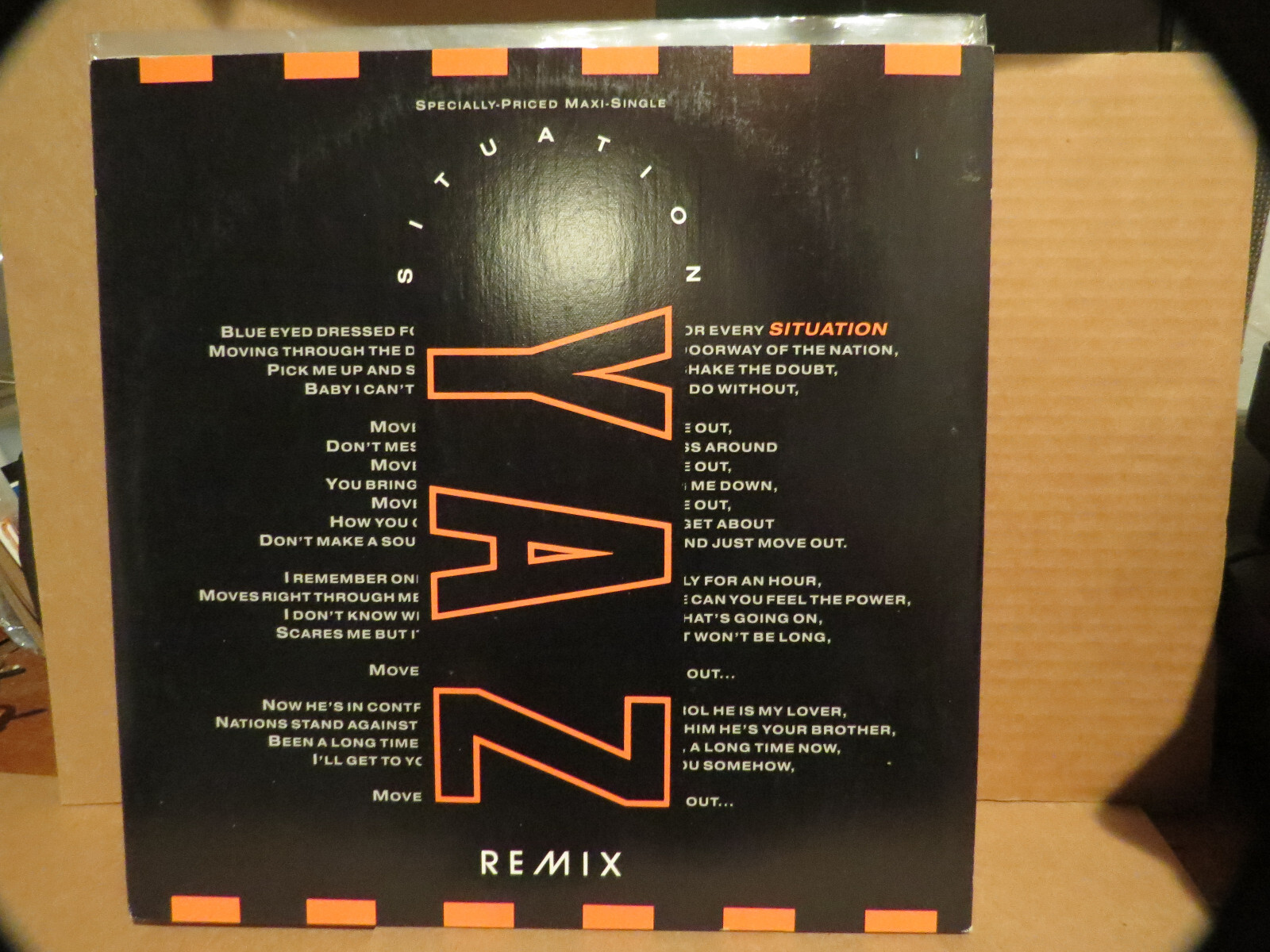 YAZ “SITUATION ” 12″ MAXI-SINGLE