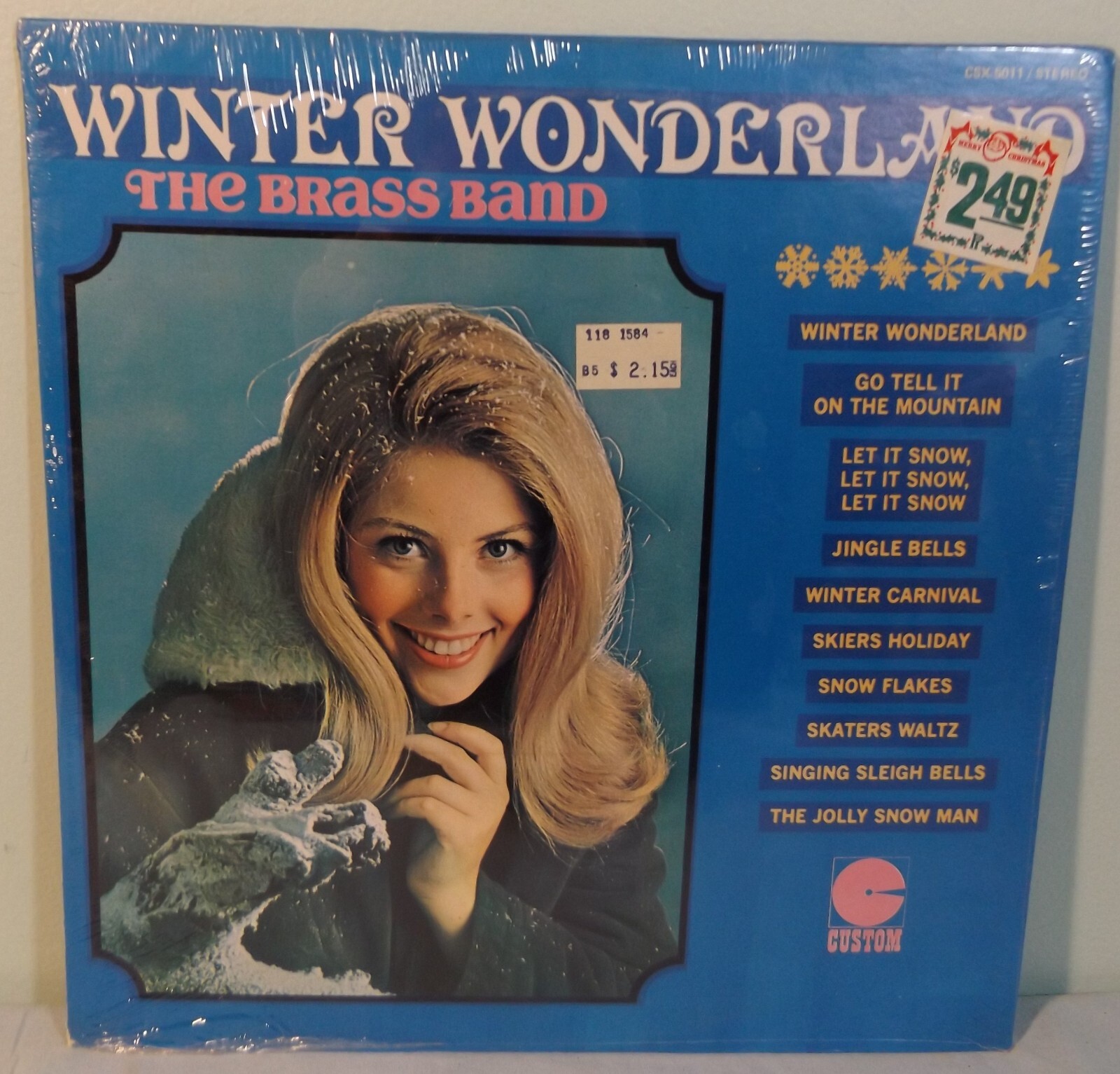 The Brass Band Winter Wonderland FACTORY SEALED Vinyl LP Various Artists