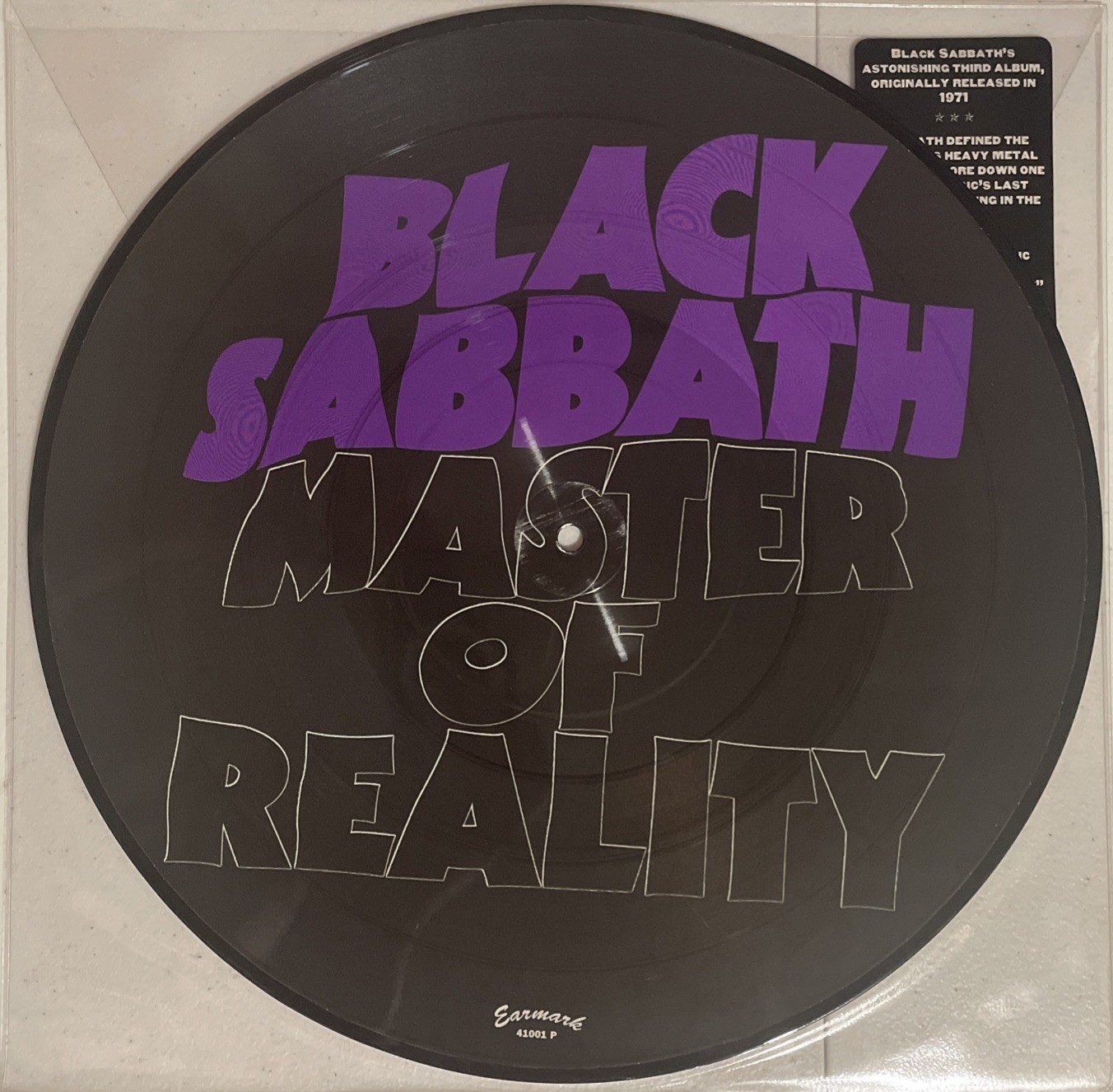 BLACK SABBATH~ MASTER OF REALITY ~ PICTURE DISC LP- Free Shipping