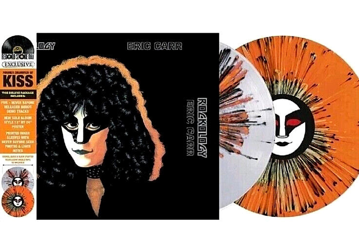 Eric Carr Rockology KISS RSD Vinyl Original Orange Splatter LP Record Store Day