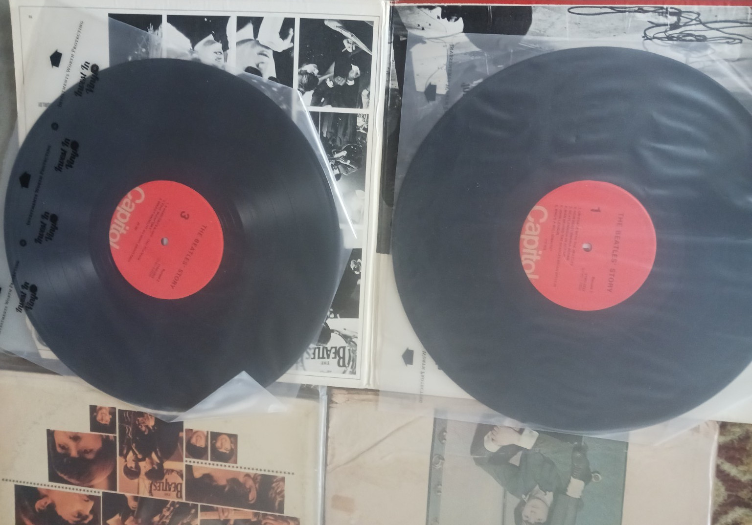 Beatles vinyl lot x 4 * Yesterday and Today * Rarities * Second * Story * VG+EX