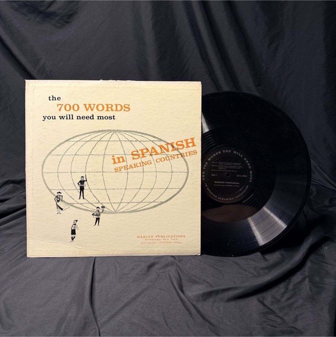 Harian Publications 700 Words You Will Need Most Vinyl LP Spoken Word 12″ 33 RPM