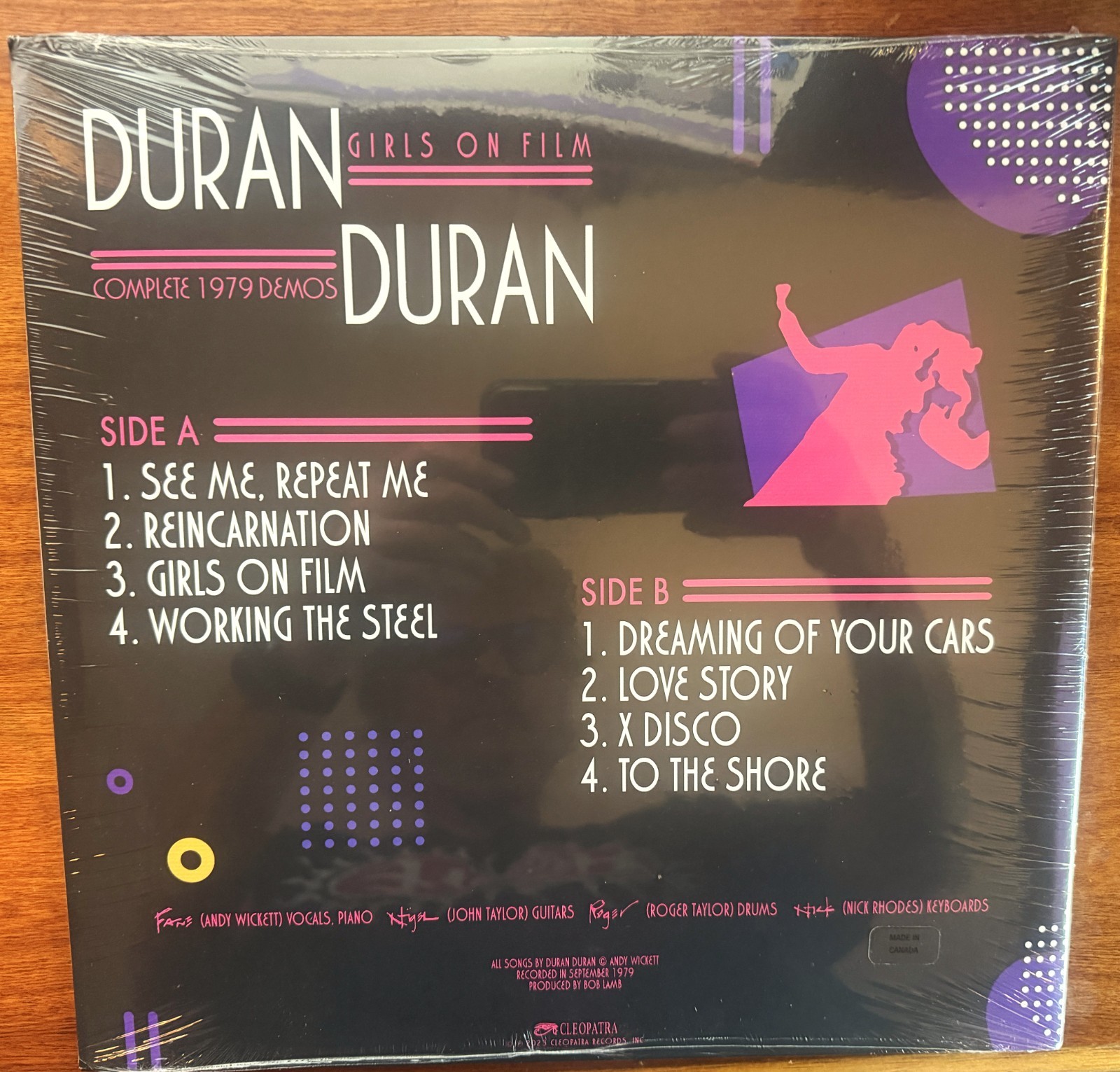 Duran Duran Girls on Film Complete 1979 Demos Splatter Vinyl LP