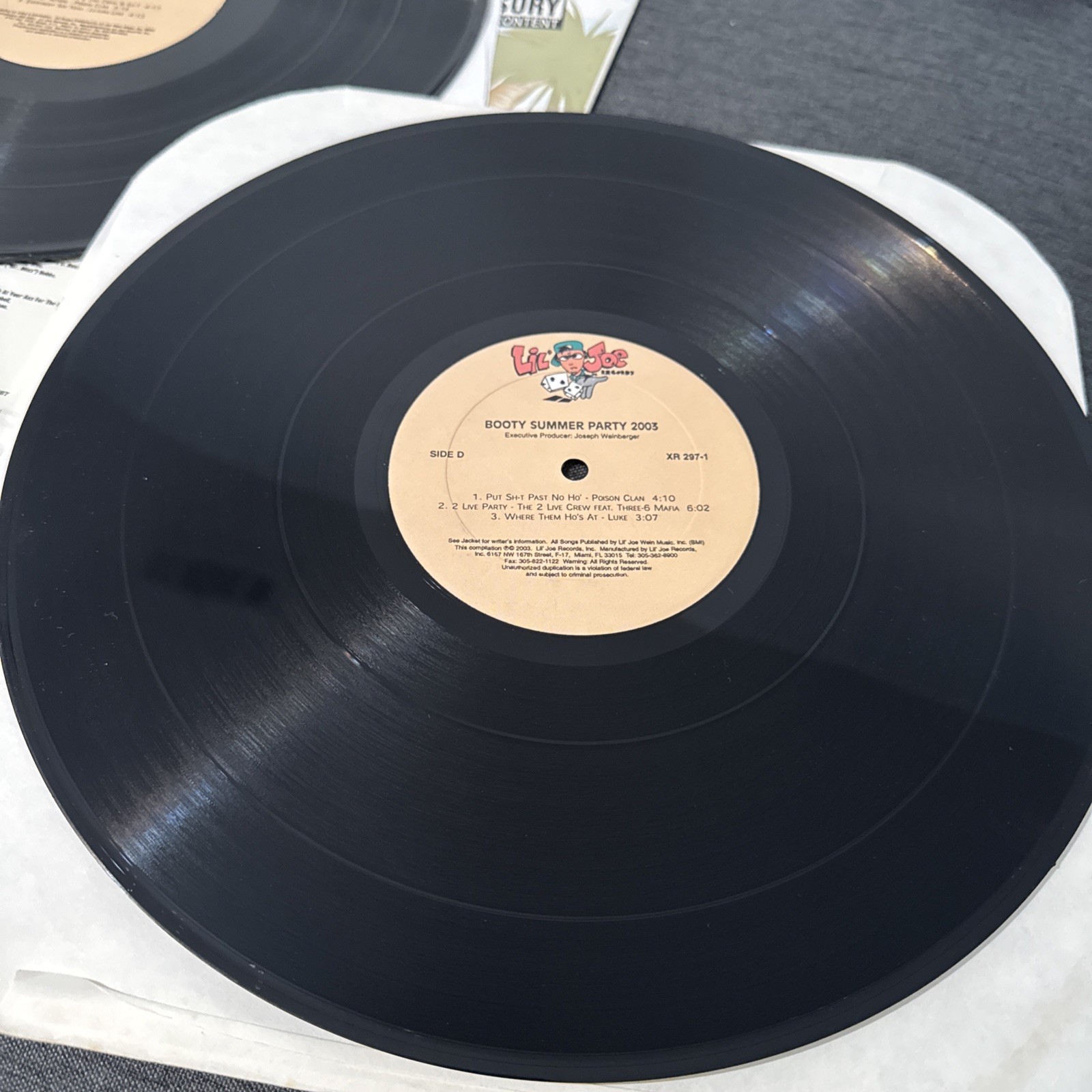 Booty Summer Party 2003 Dancehall Reggae DJ Compilation 12” Vinyl Do Wah Diddy
