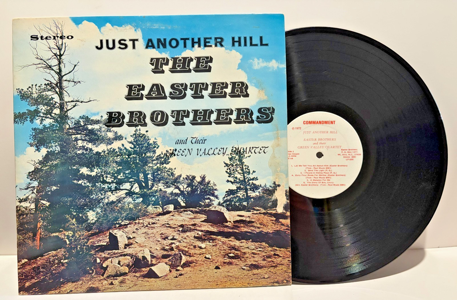 BLUEGRASS GOSPEL LP The Easter Brothers (NC) Just Another Hill Commandment LP