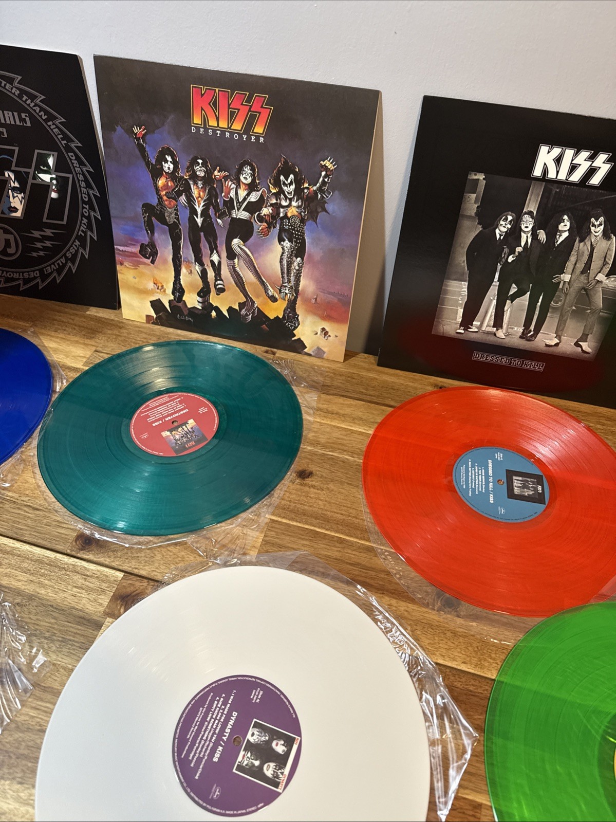kiss the originals vinyl Box Set Japan Color Lp 1974-1979 Rock Destroyer Hotter