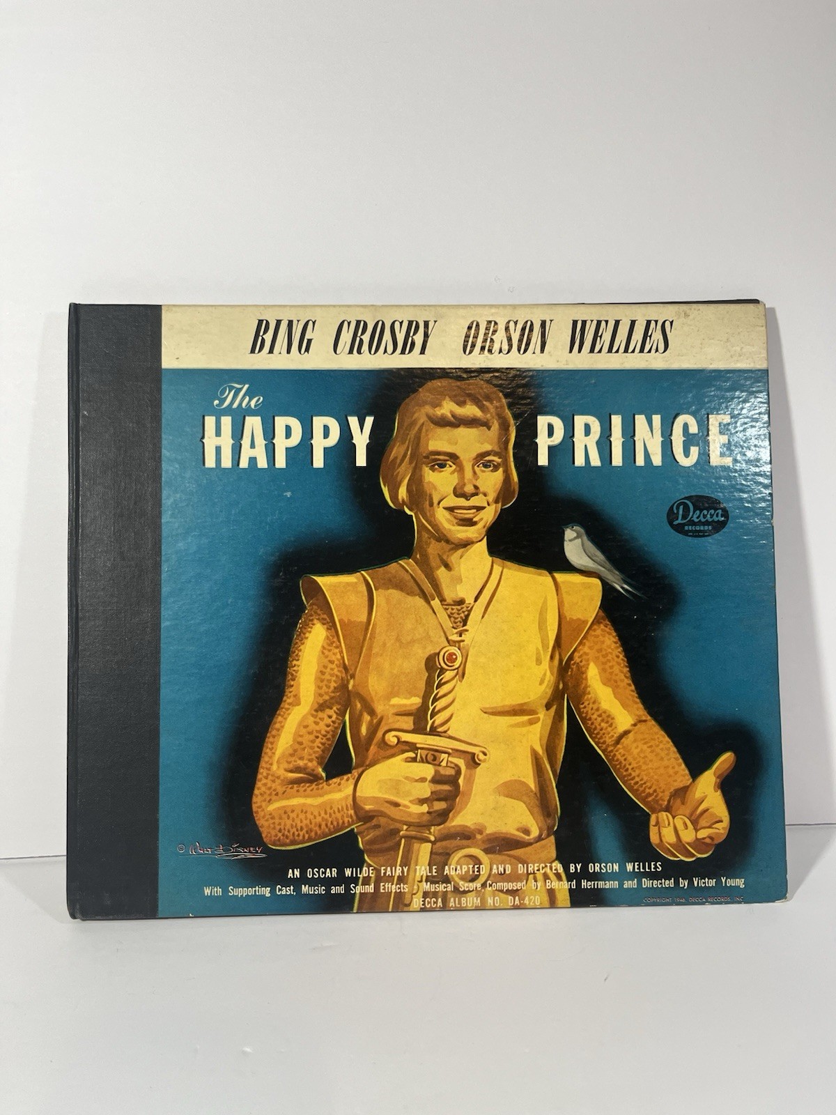 THE HAPPY PRINCE BING CROSBY/ ORSON WELLES 2LP SET ORIGINAL