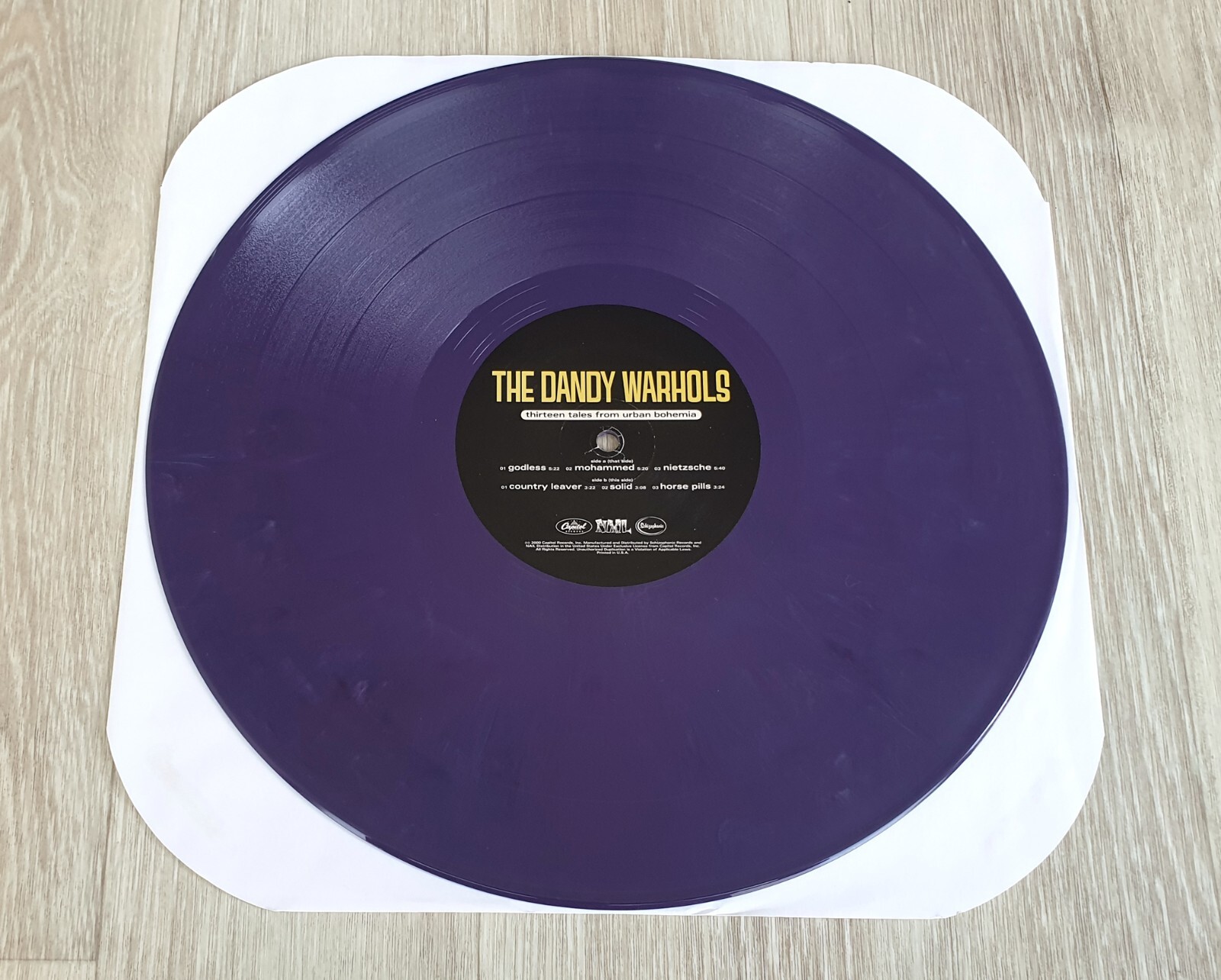 The Dandy Warhols Thirteen Tales From Urban Bohemia Purple + Blue LP 2000 Shrink