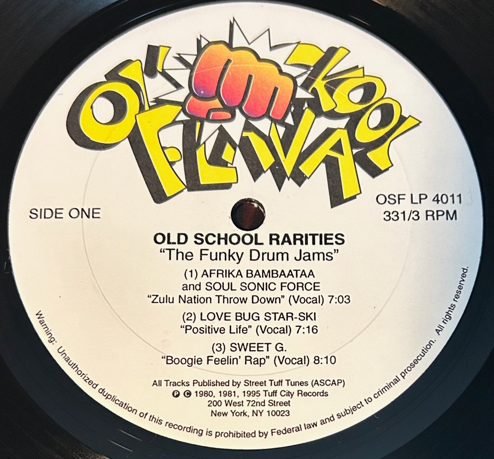 Various – Old School Rarities – The Funky Drum Jams, LP 1995, EX