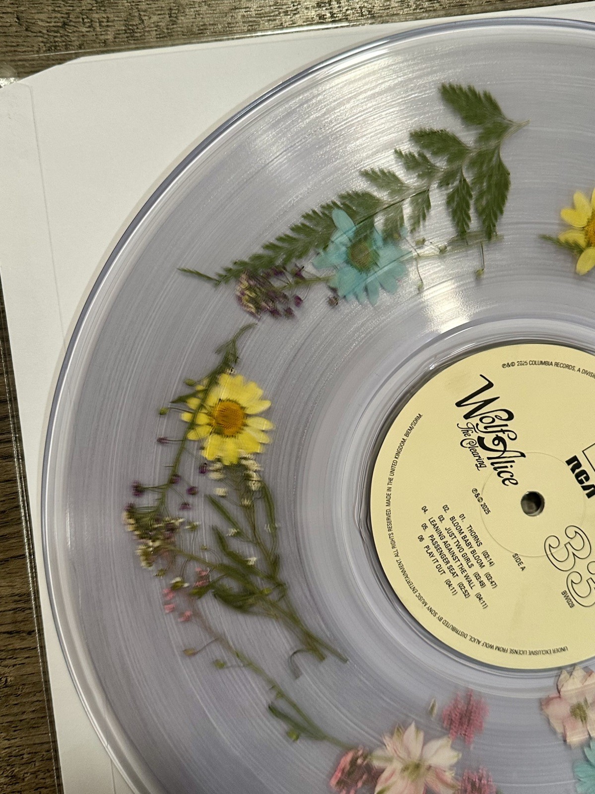 Wolf Alice – The Clearing FLOWER FILLED Bad World Records vinyl