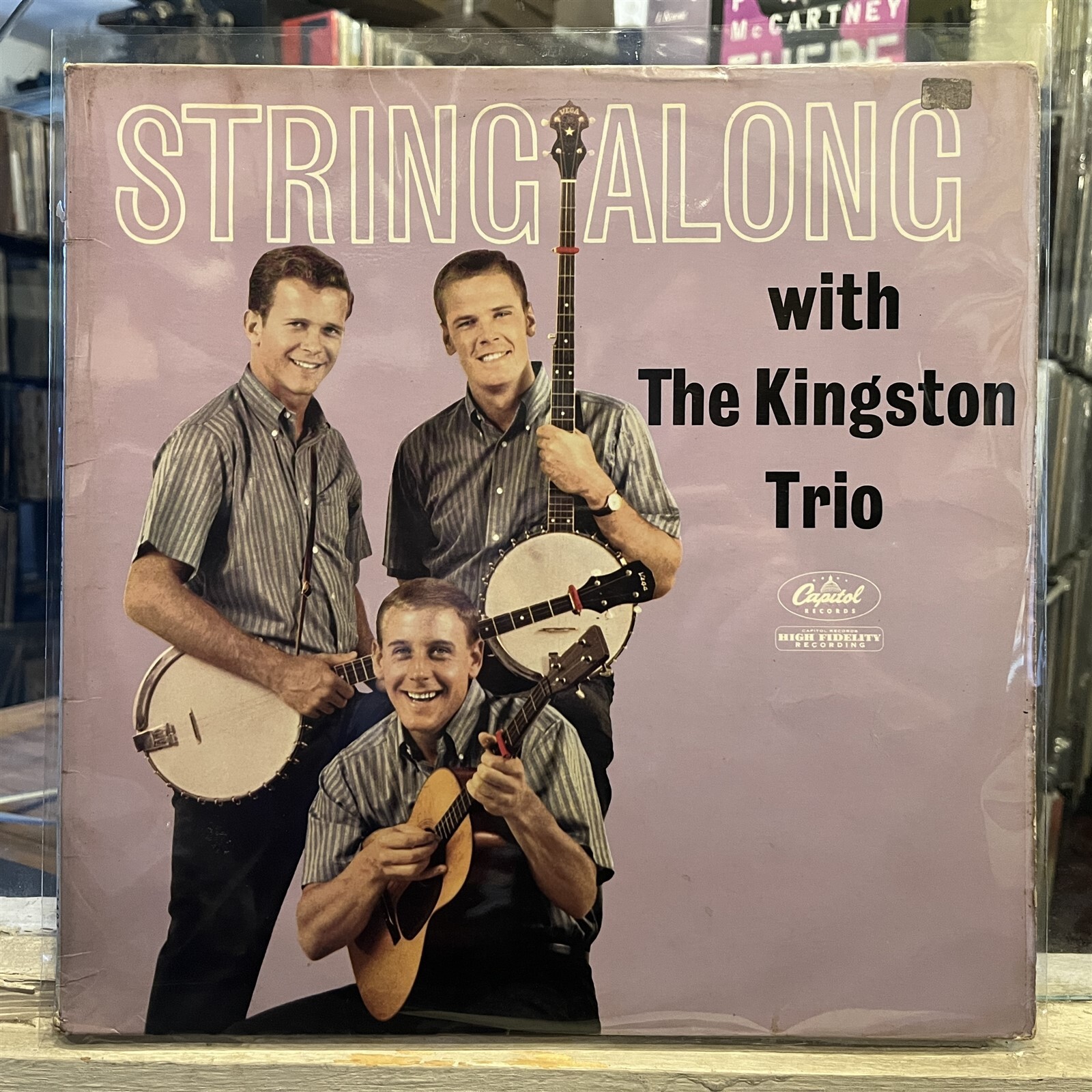 [FOLK/POP]~VG+ LP~The KINGSTON TRIO~String Along With~[1960~CAPITOL]~UK IMPORT