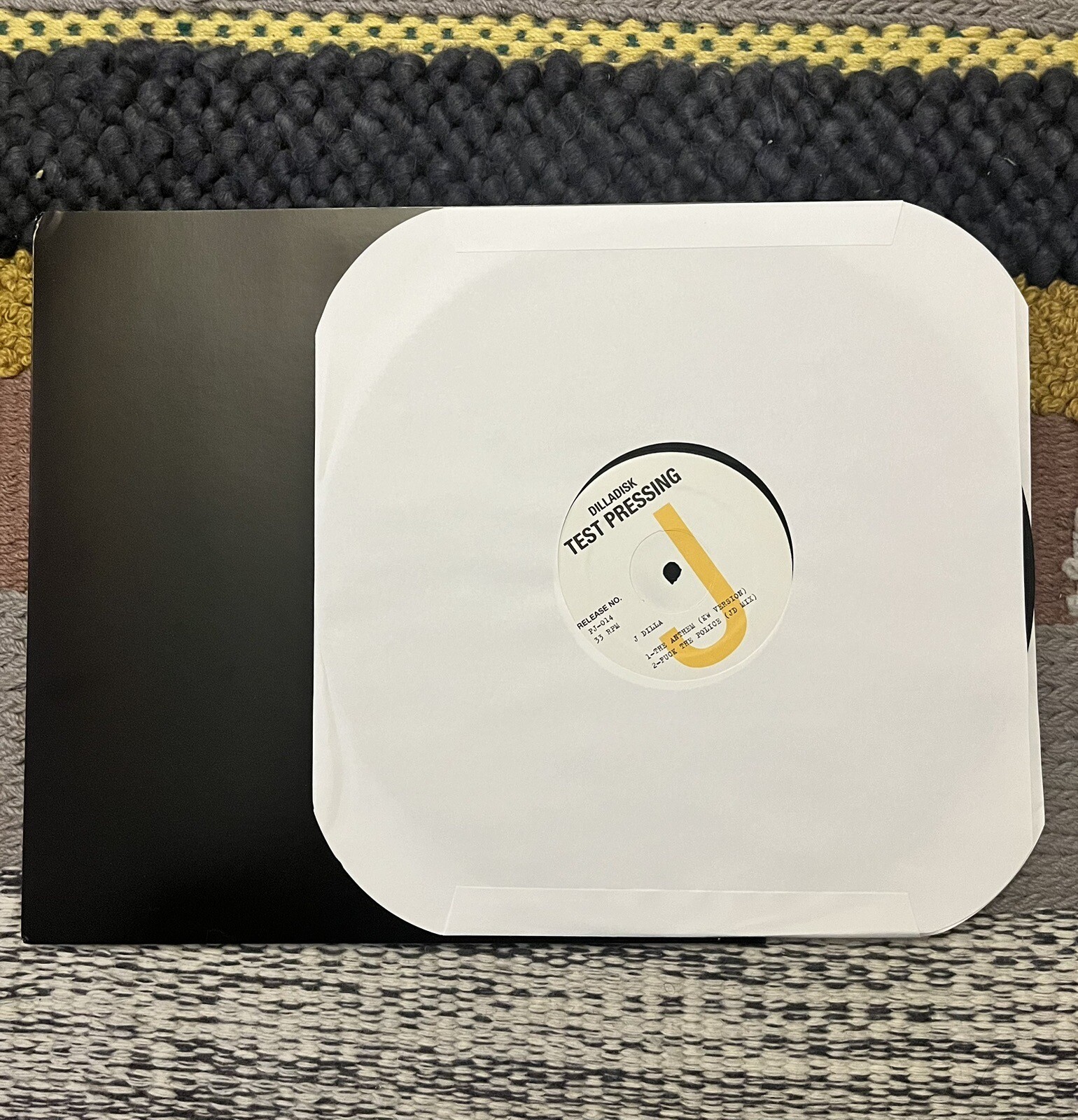 J DILLA The Middle Finger TEST PRESSING Vinyl Kanye West Jay Dee Slum Village
