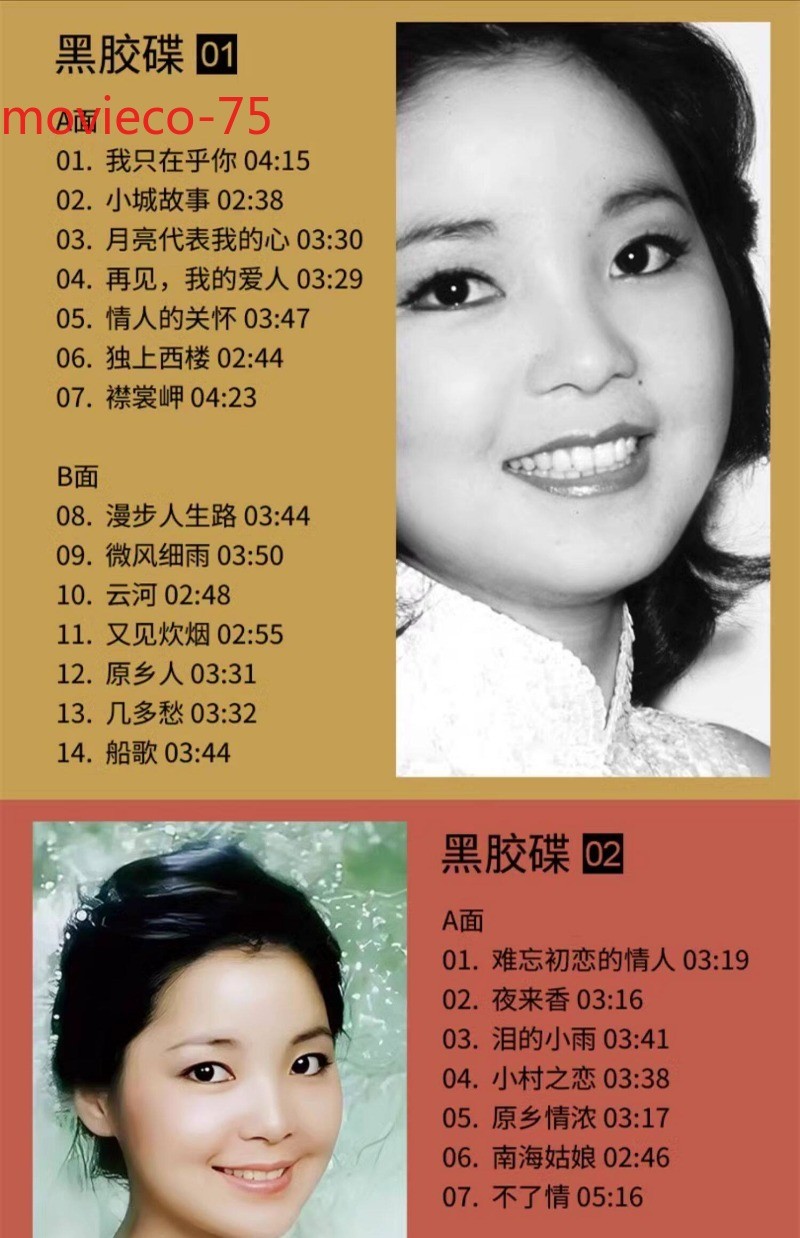 Teresa Teng 12-inch 5LP Vinyl Box Set Collection Mandopop with 5 Bonus Books