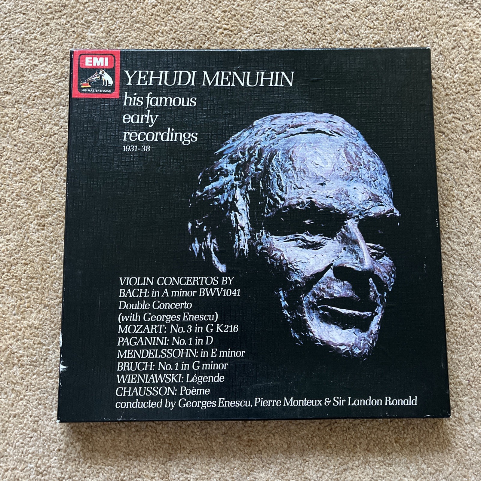 Yehudi Menuhin – His Famous Early Recordings 1931-38, 3xLP, (Vinyl)