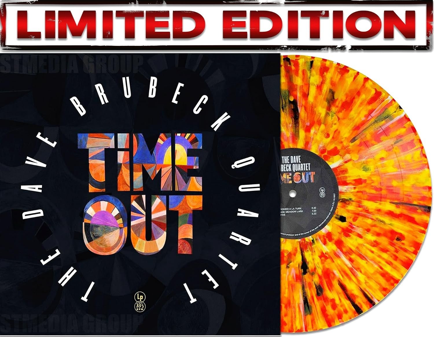 The Dave Brubeck Quartet – Time Out LP 12″ Colored Splatter Vinyl Record