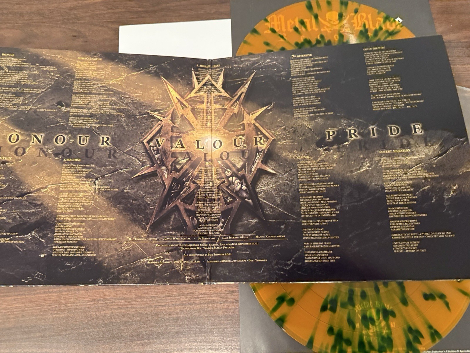 Bolt Thrower Vinyl LP Lot Mercenary Honour Valour Pride Loyal Rare Death Metal