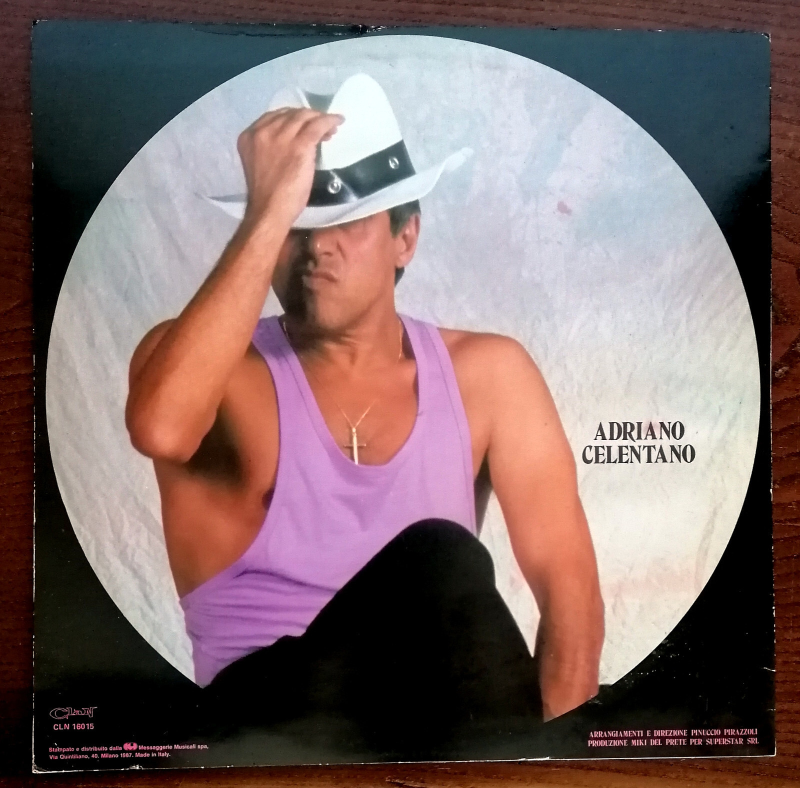 ADRIANO CELENTANO PICTUREDISC 12″ ROCK AROUND THE CLOCK EDIZIONE LIMITATA 0121