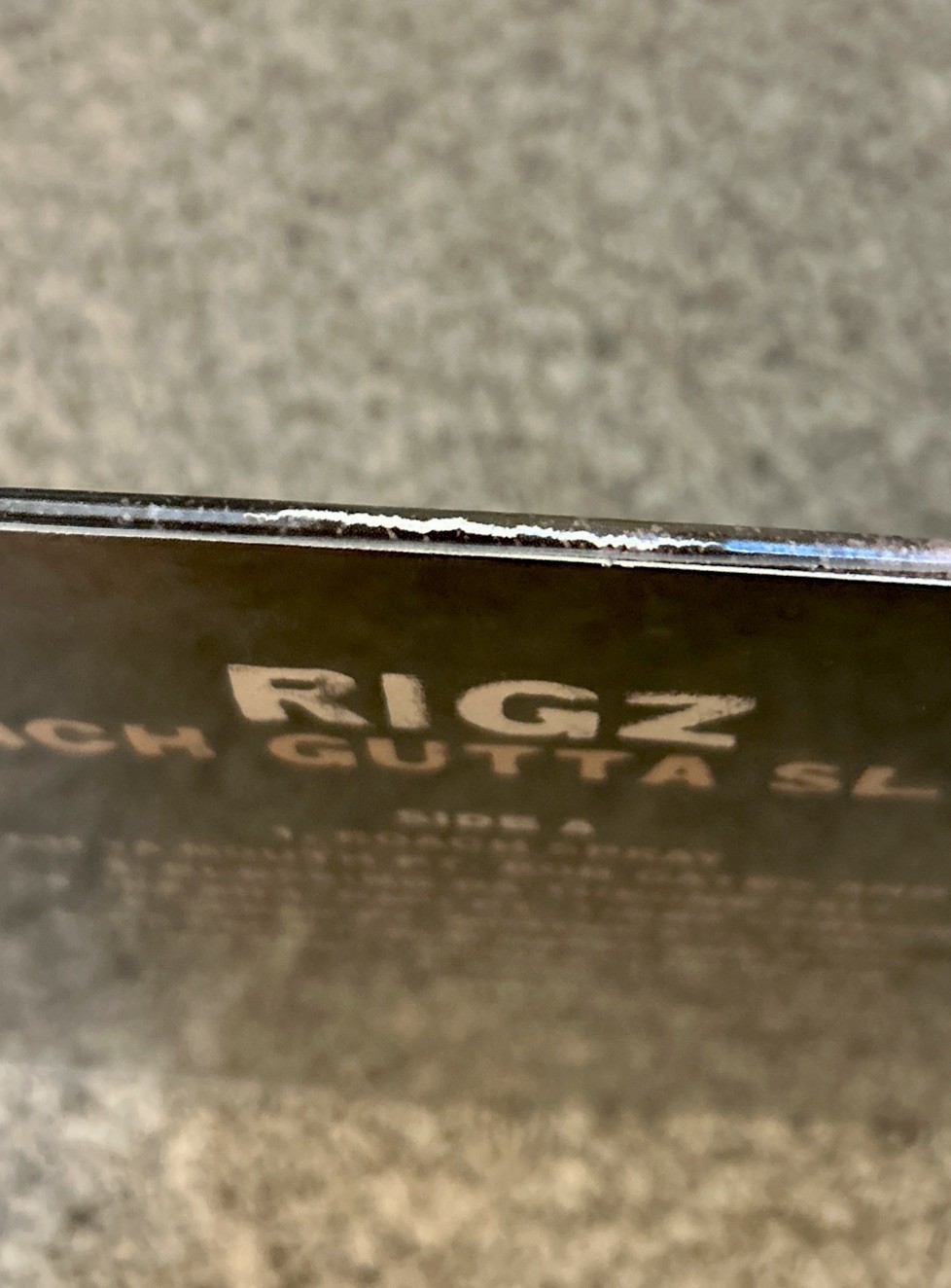 RIGZ Roach Gutta Slums LP Picture Disc Vinyl 164/175 Da Cloth Mooch M.A.V SEALED