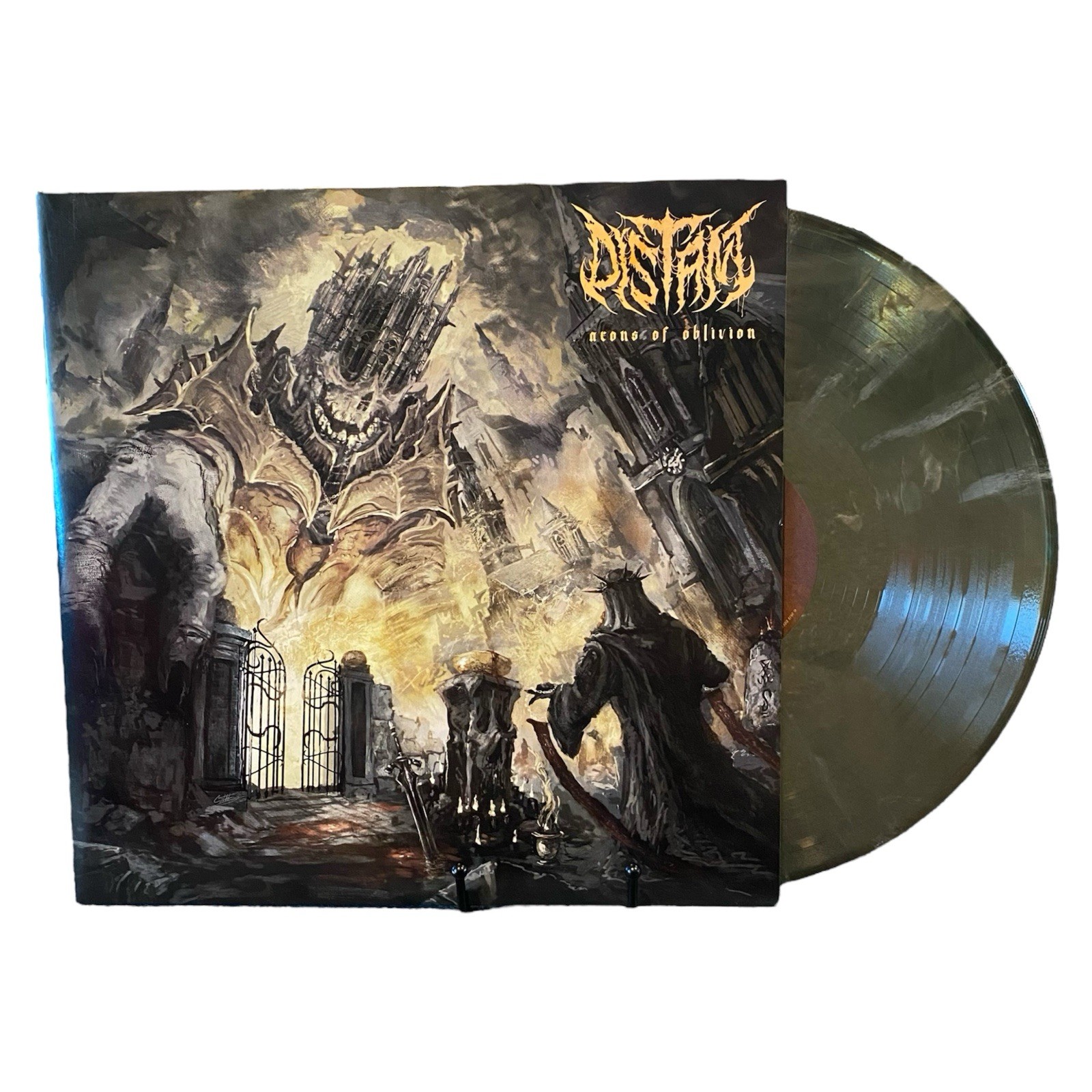 Distant – ‎Aeons of Oblivion 2xLP Vinyl Record Translucent Black Marble Variant