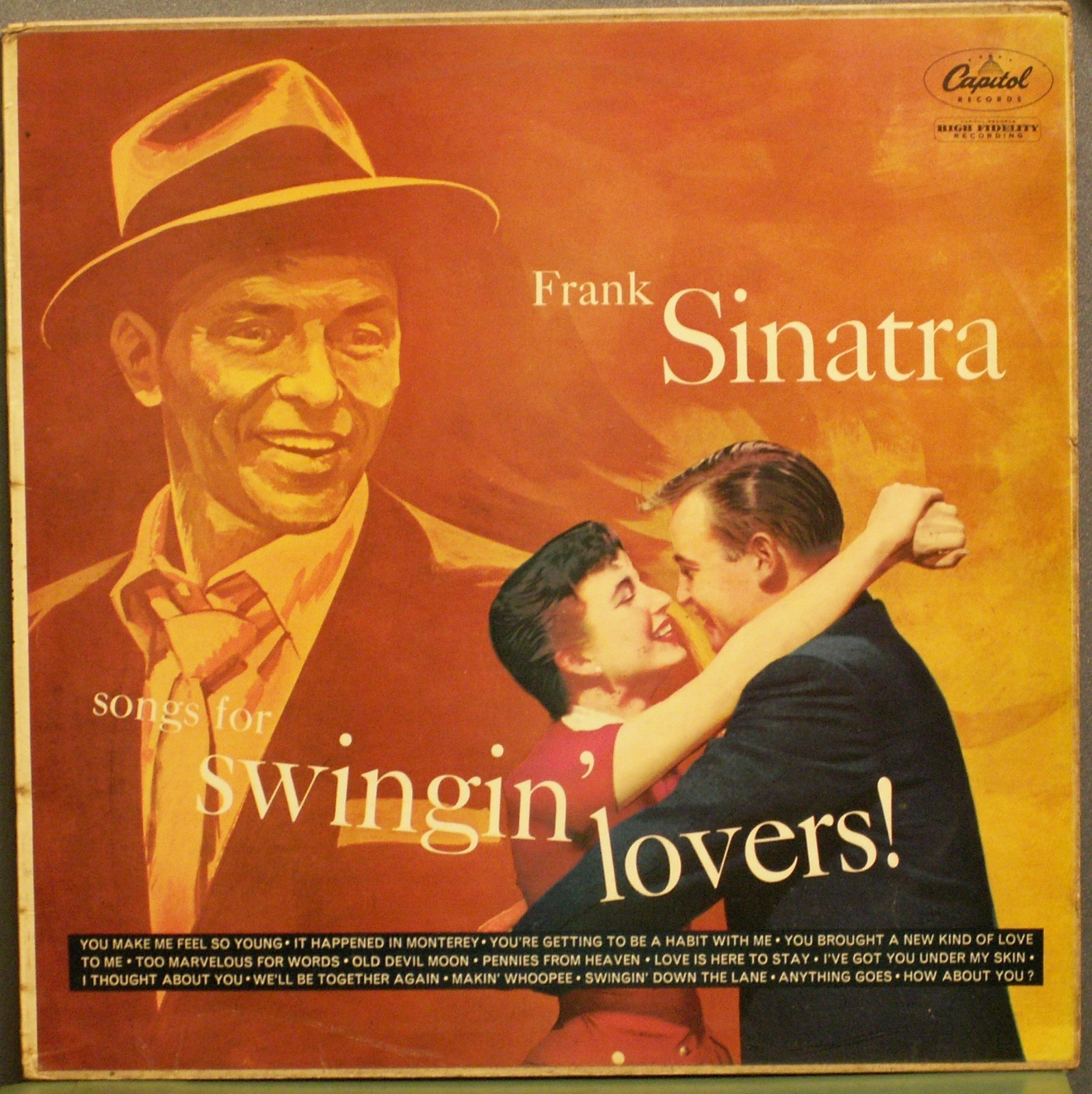 VINILE 33 GIRI-FRANK SINATRA-SONGS FOR SWINGIN’ LOVERS! CAPITOL SLCT 6106