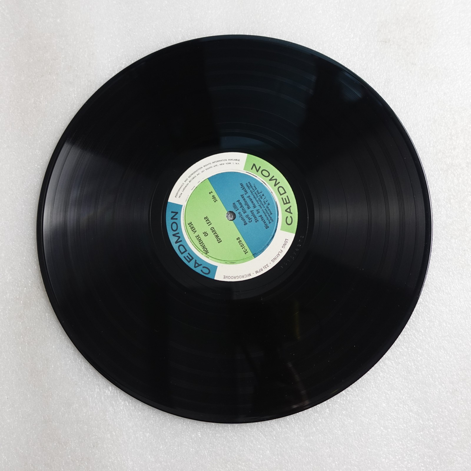 Lewis Carroll Carroll And Lear LP Vinyl Album Record Non-Music Children’s