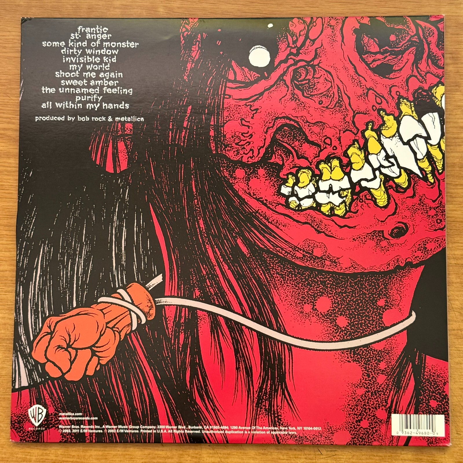 [SIGNED] Metallica – st. anger (Autographed, 2011 US Pressing)