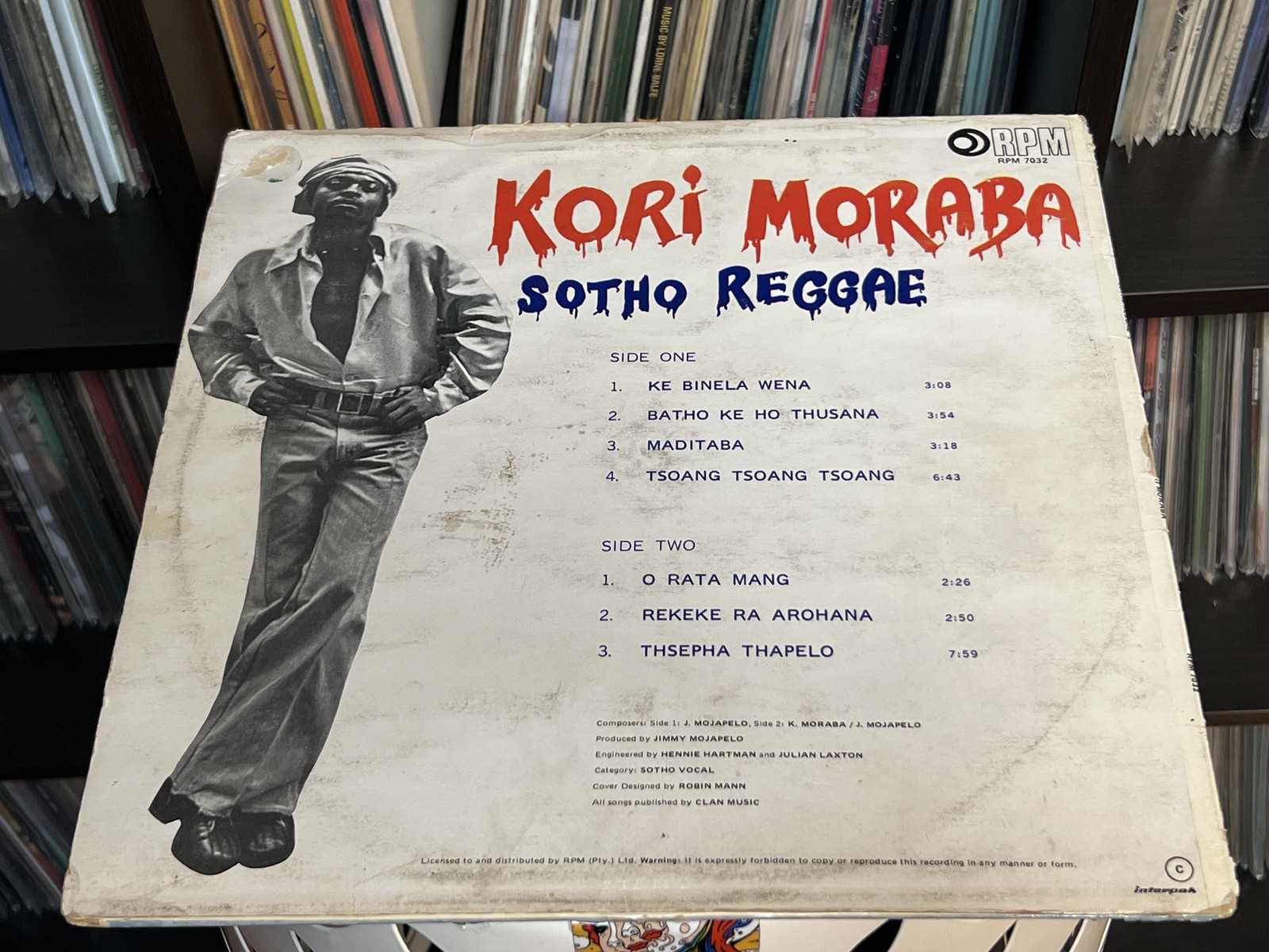 Kori Moraba – Sotho Reggae (LP) (Good Plus (G+)) – 4154750766