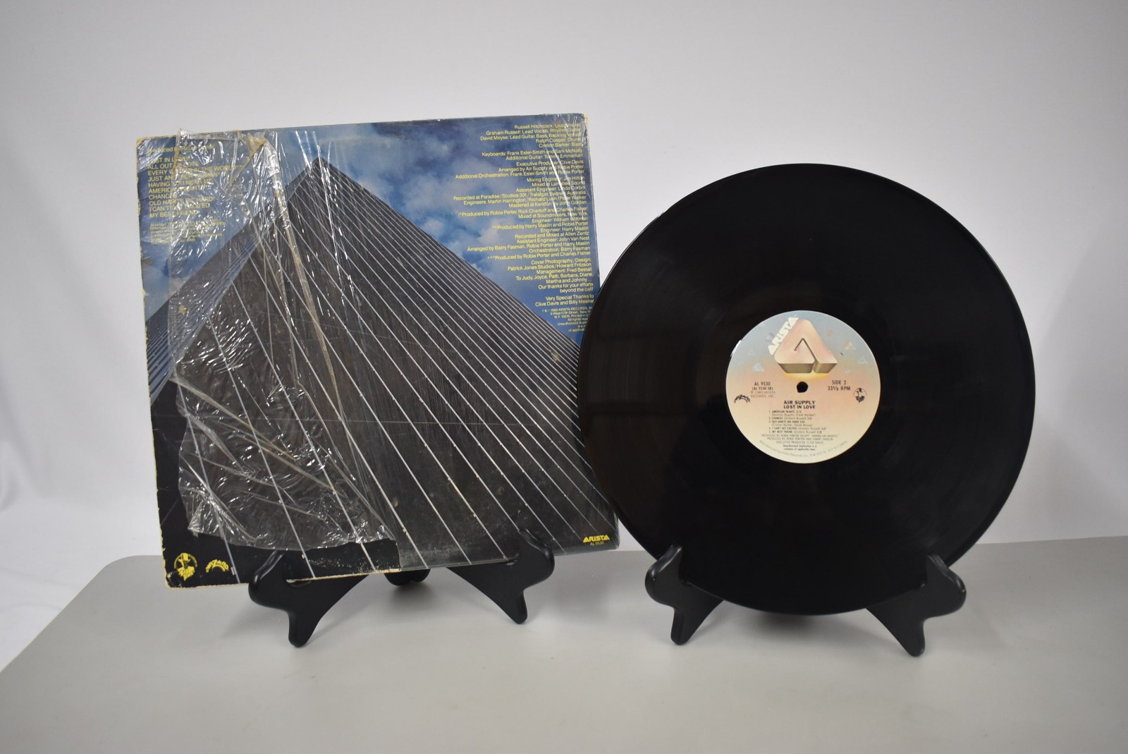 Air Supply Lost In Love Vintage Vinyl LP 1980 Arista Record AL-9530 VG+