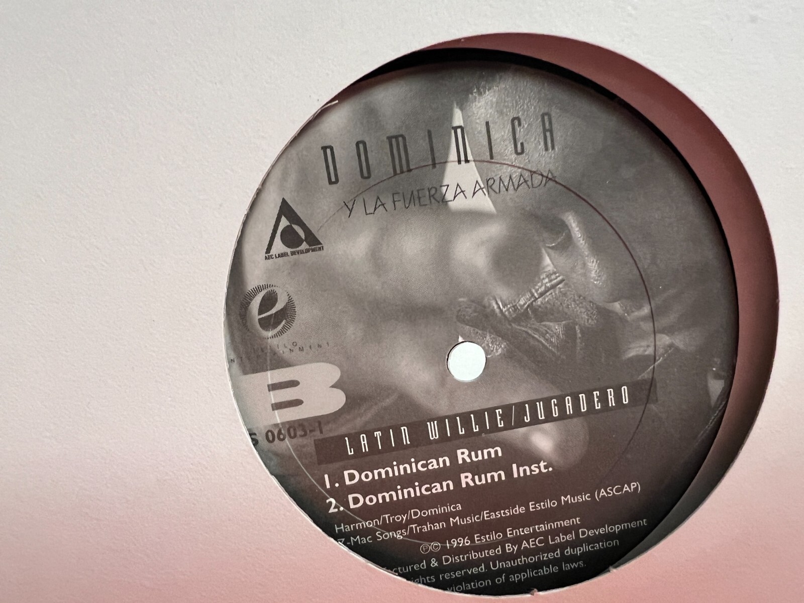 DOMINICA Latin Willie / Jugadero 12″ 1996 ESTILO ES0603-1 LATIN HIP HOP