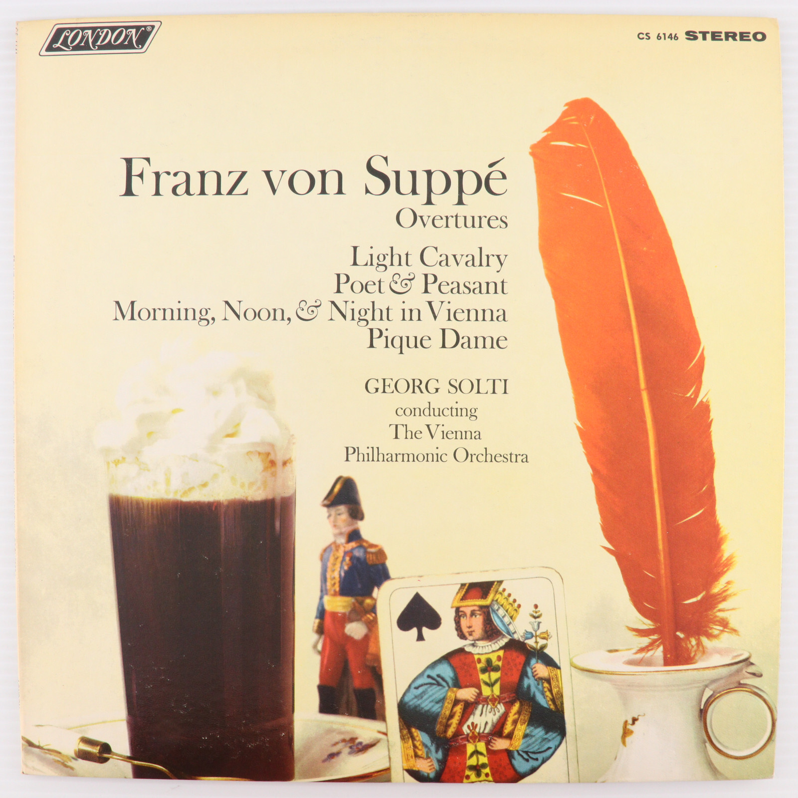 Franz von Suppé – Georg Solti – Overtures – 1968 Repress LP Record CS 6146