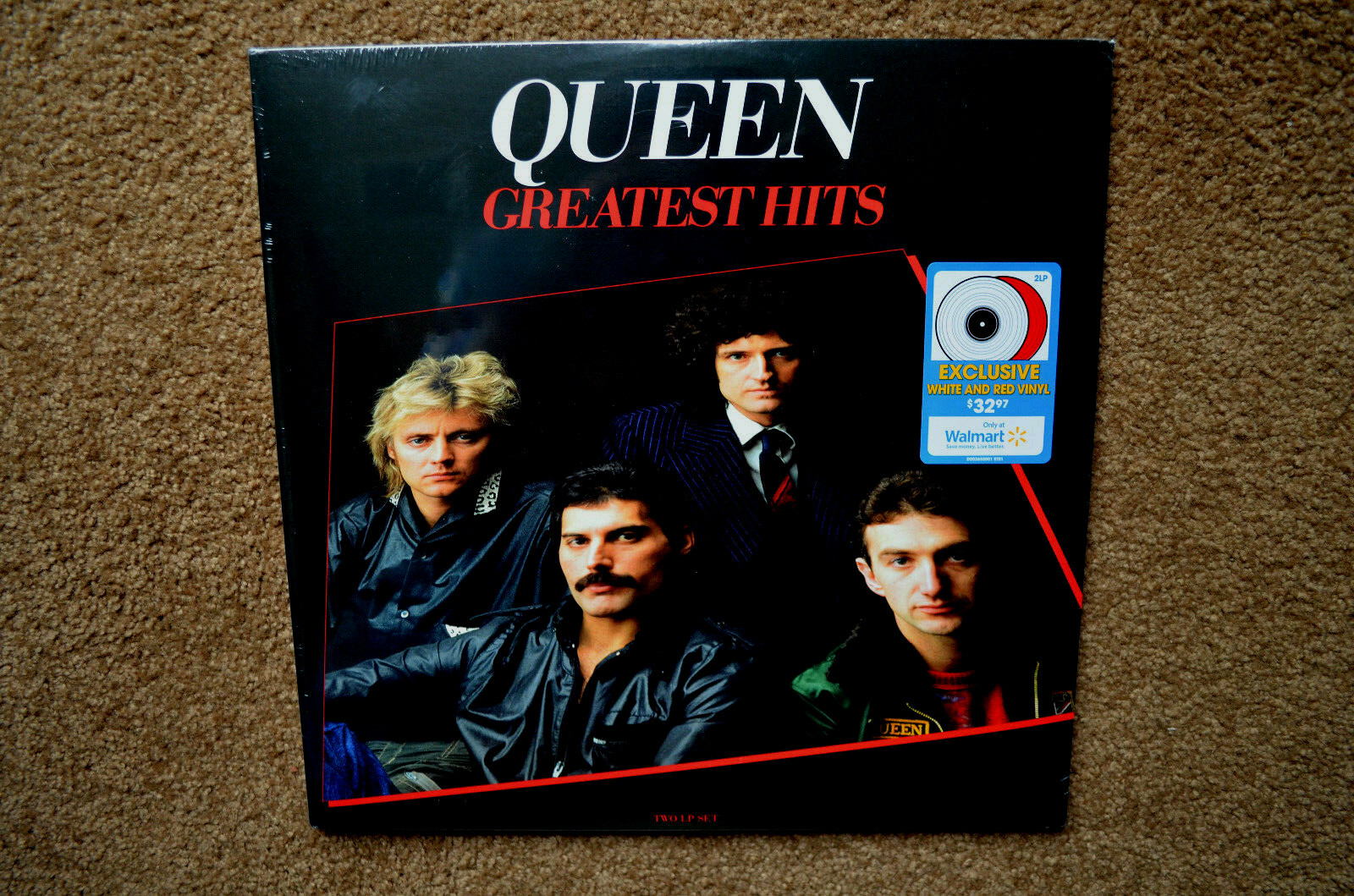 Queen Ltd. Colored Vinyl 2LP “Greatest Hits” Walmart Exclusive, SEALED