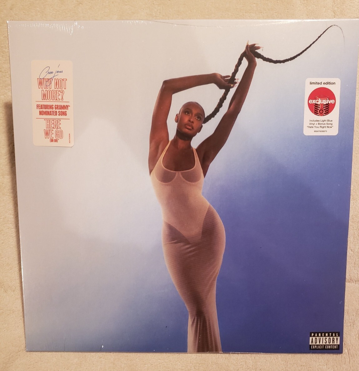 LP Coco Jones – Why Not More Limited Edition Blue Color Vinyl + Bonus Track
