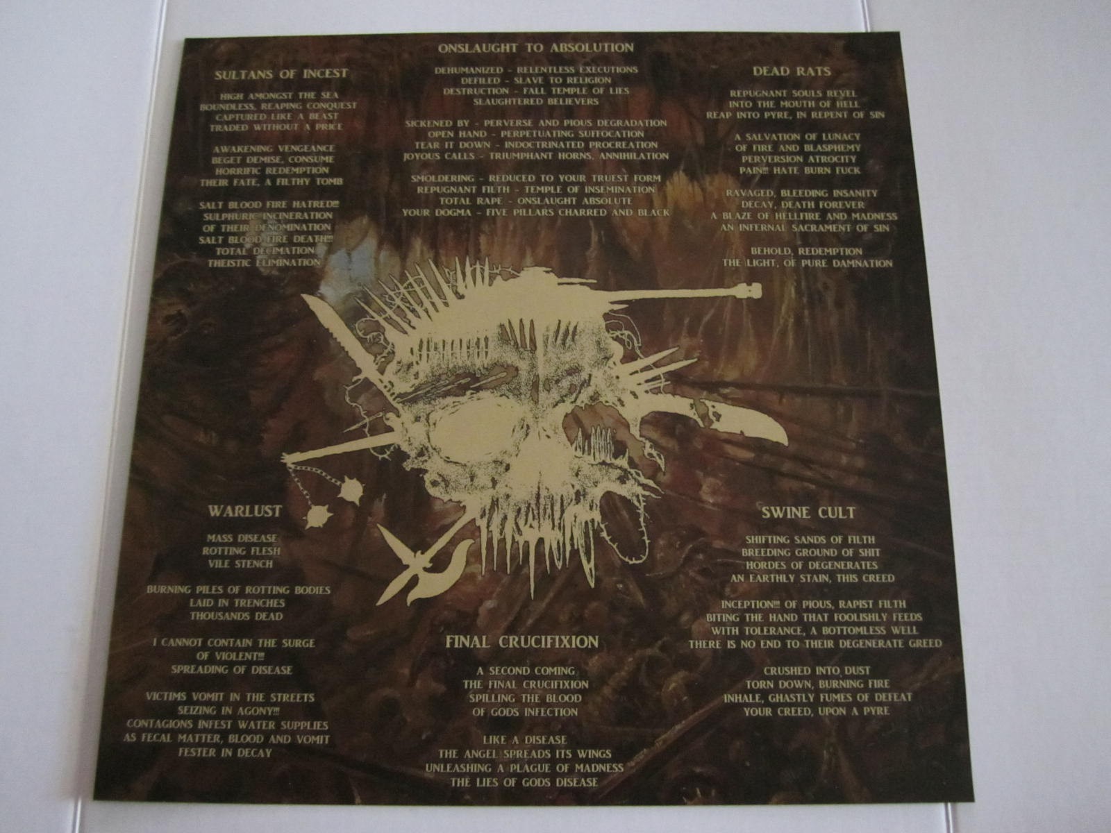 BERATOR – Elysian Inferno, 12″ EP, Black Vinyl, 45 RPM, 2022 Dark Des. LIKE NEW!