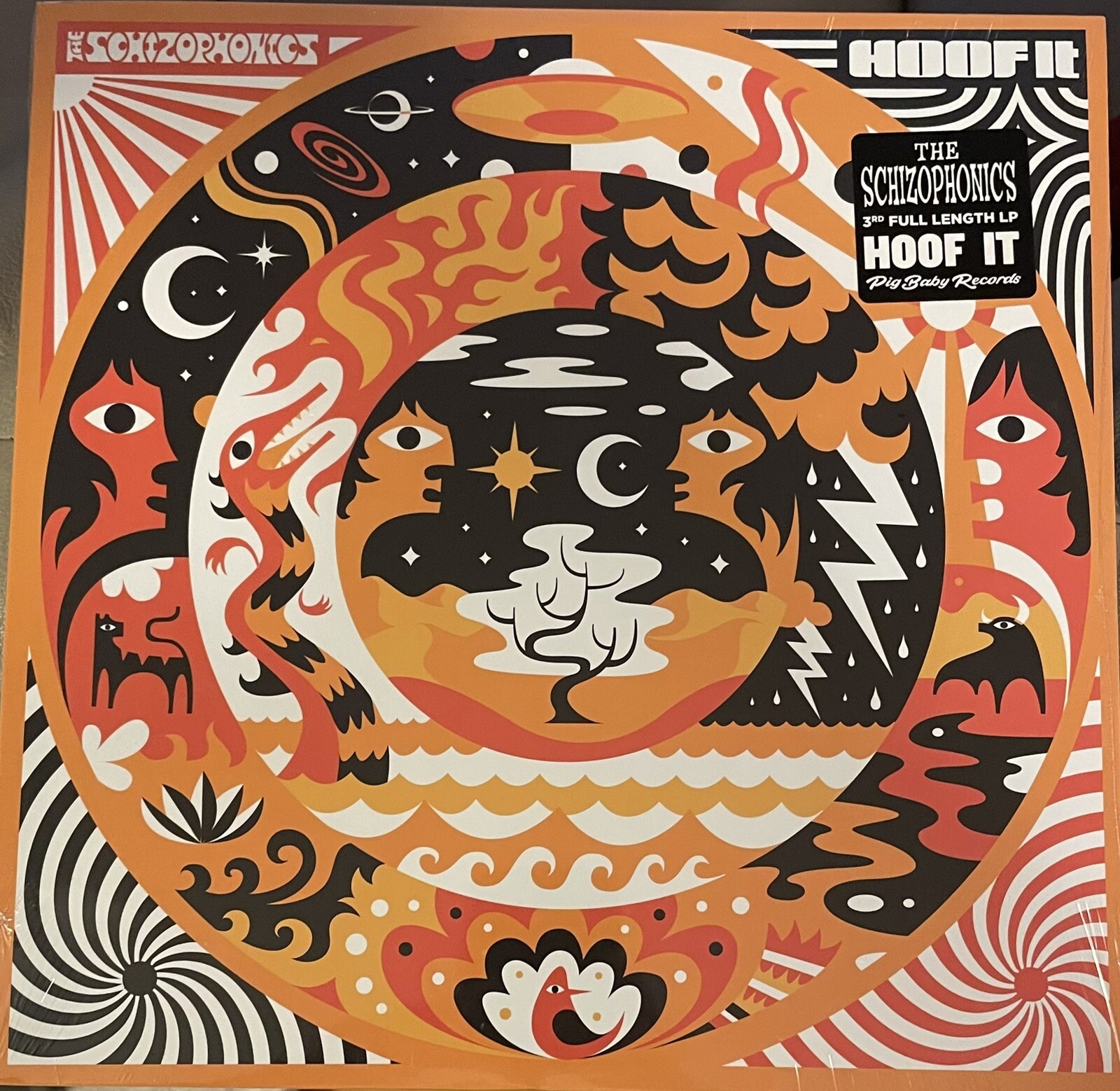 SCHIZOPHONICS ‘Hoof It LP NEW Kinetics Rosalyns Butchers Blind Evil Eyes Barons