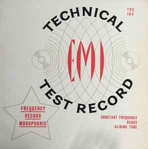 No artist – EMI Technical Test Record Frequency Record Mono Lateral – – G5628z