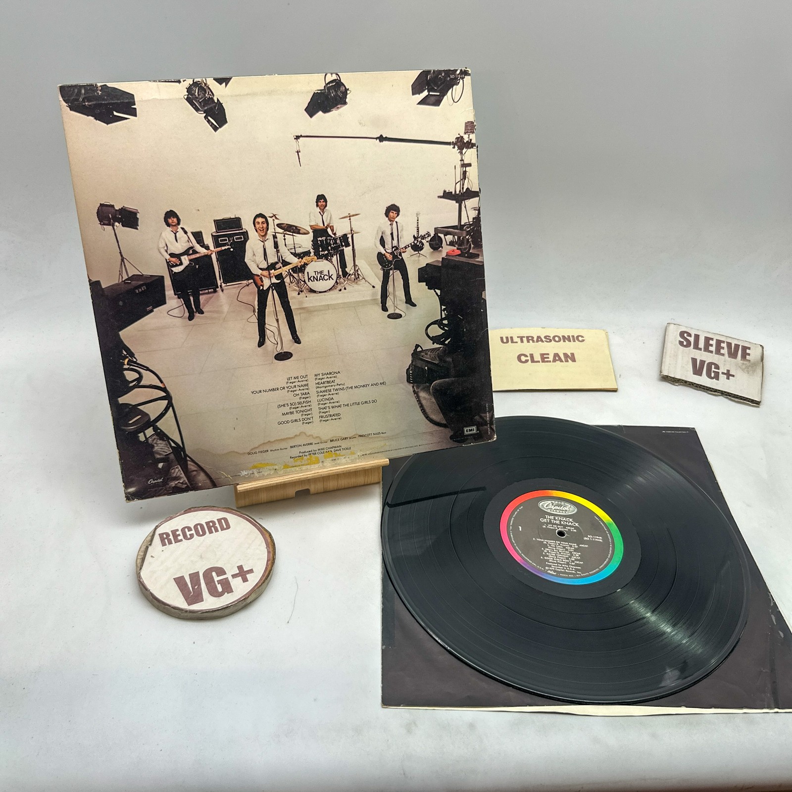 The Knack – Get The Knack VG+/VG+ 1979 Jacksonville Ultrasonic Clean Press