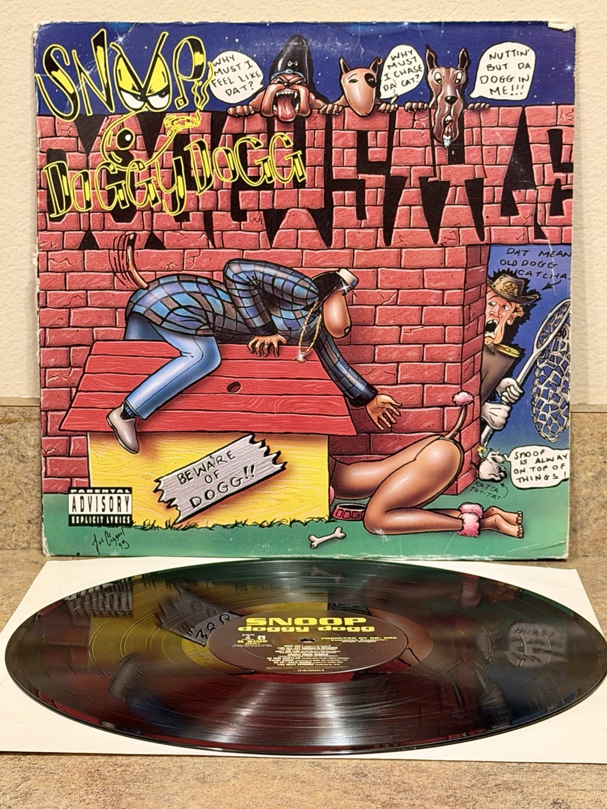 Snoop Dogg – Doggystyle LP Vinyl Death Row 92779-1 LEGIT Original 1993 Pressing